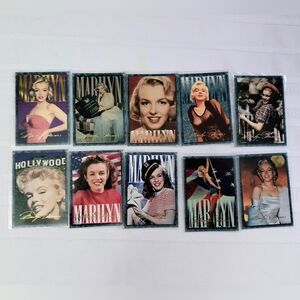 1993 Sleeved Marilyn Monroe Collector Cards  10 Card Bundle